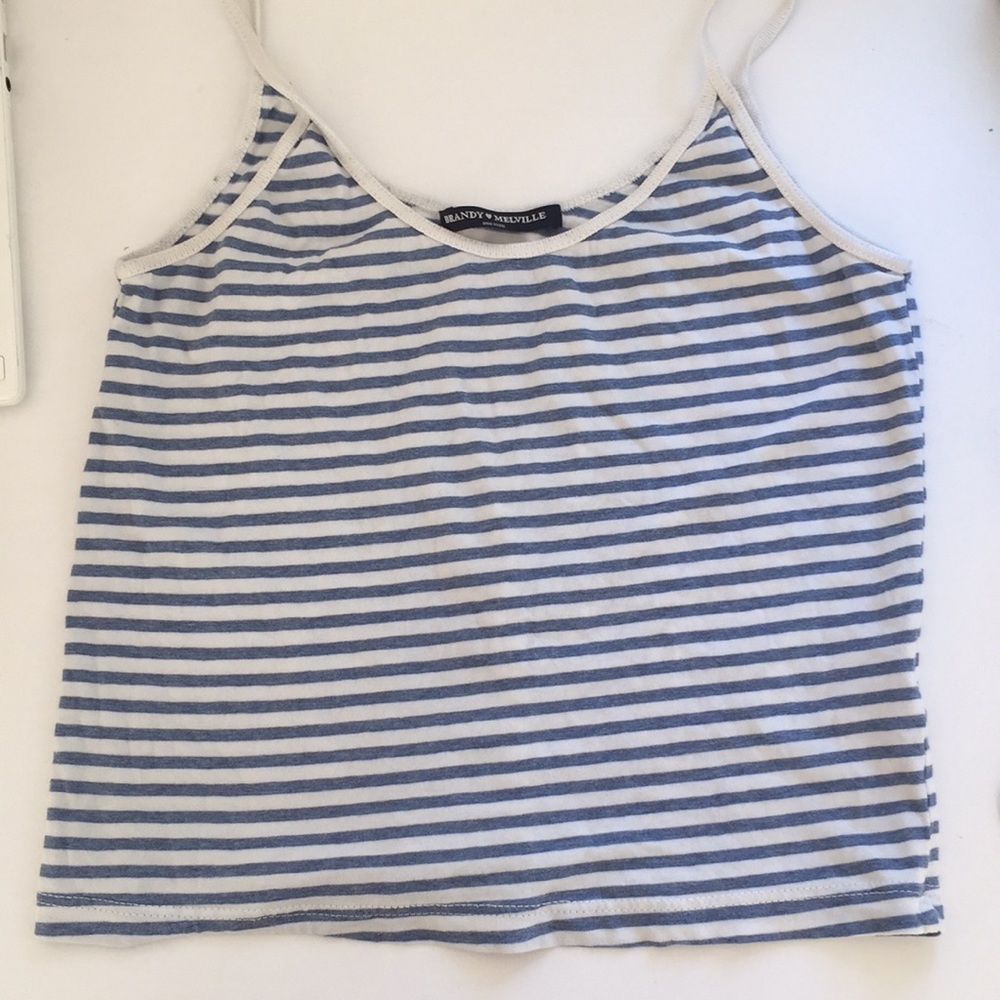 Brandy Melvile Striped Tank Top